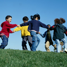 children playing